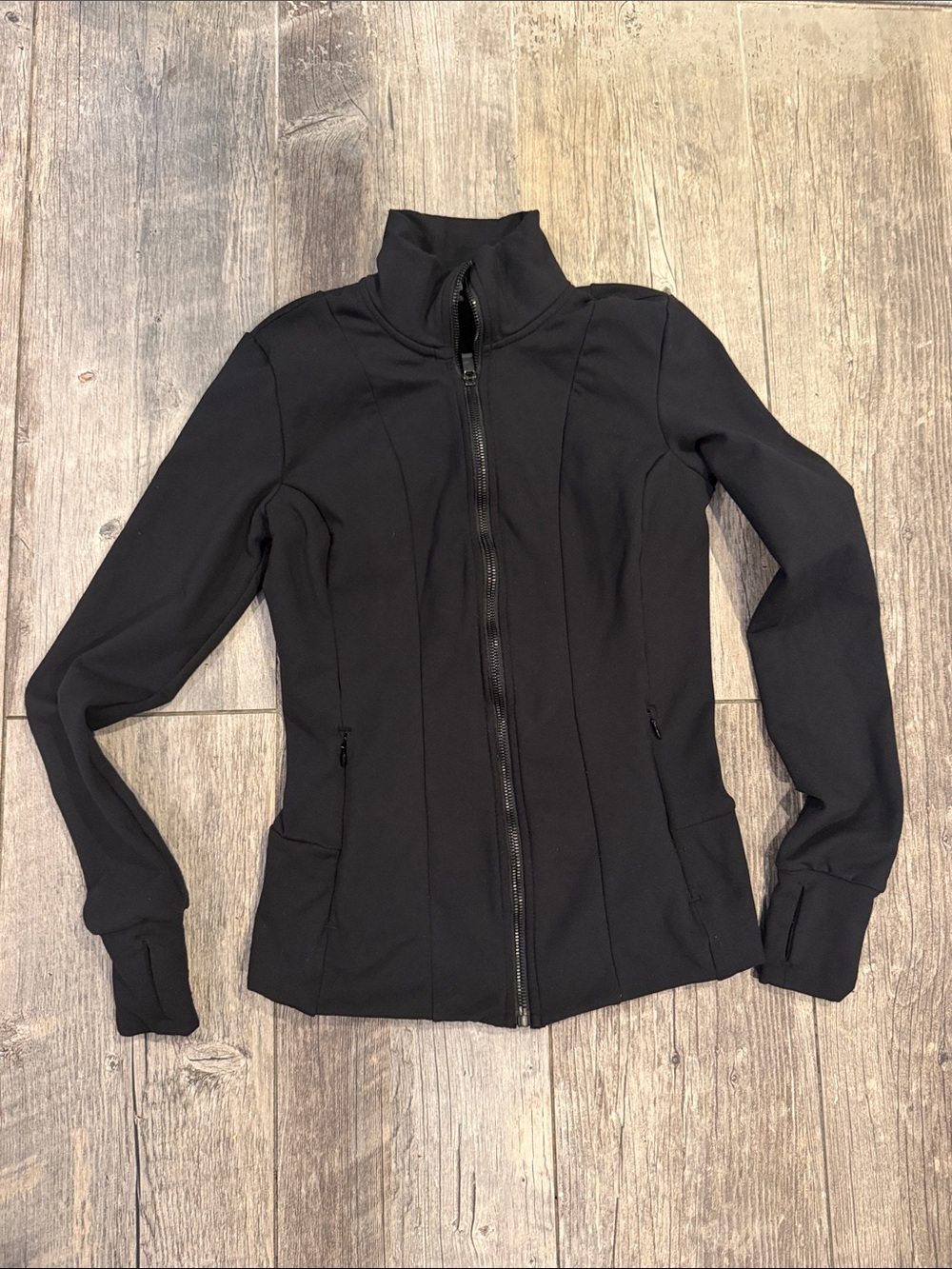 Yogalicious Black Zip Front Sculpting Jacket